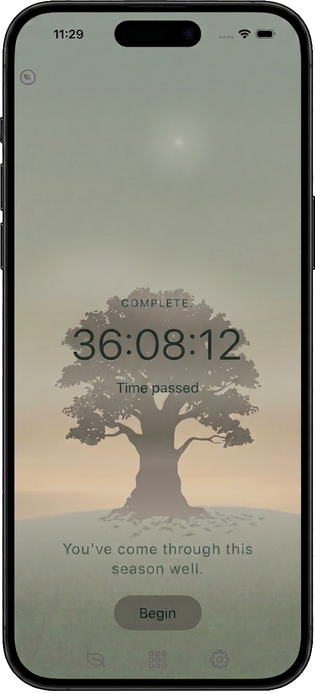 Atrest completion screen